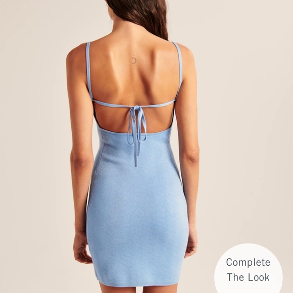 Jacquard open back mini dress - Picture 5 of 5